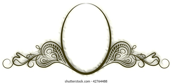 Elegant Oval Frame