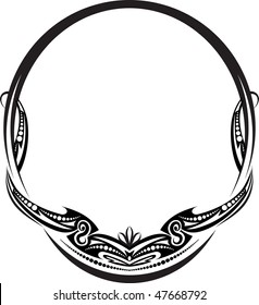 Elegant Oval Frame.