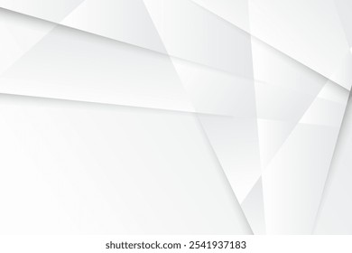 Elegantes, überlappendes, weißes, geometrisches Hintergrunddesign