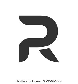 elegant p and r letter combination logo design