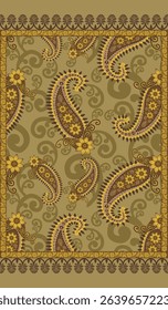 elegant paisley pattern for wallpaper background and textile beautiful paisley originated in persia and paisley is popular in Iran india scotland this paisley design is good for dress shawl scarf rida