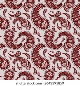 Elegante patrón de paisley para el fondo de Fondo de pantalla y textil hermoso paisley se originó en Persia y paisley es popular en Irán India Escocia este diseño de paisley es bueno para la bufanda de vestir rida