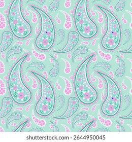 Elegante patrón de paisley para el fondo de Fondo de pantalla y textil hermoso paisley se originó en Persia y paisley es popular en Irán India Escocia este diseño de paisley es bueno para la bufanda de vestir rida