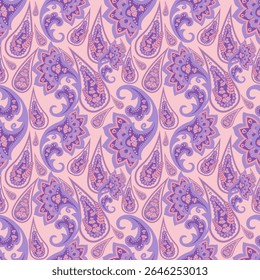 elegante paisley padrão para fundo papel de parede e tecido bonito paisley originado na pérsia e paisley é popular no Irã índia escócia este design paisley é bom para vestido xale cachecol rida