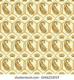 Elegante patrón de paisley para el fondo de Fondo de pantalla y textil hermoso paisley se originó en Persia y paisley es popular en Irán India Escocia este diseño de paisley es bueno para la bufanda de vestir rida