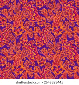 Elegante patrón de paisley para el fondo de Fondo de pantalla y textil hermoso paisley se originó en Persia y paisley es popular en Irán India Escocia este diseño de paisley es bueno para la bufanda de vestir rida