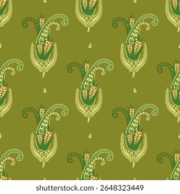 Elegante patrón de paisley para el fondo de Fondo de pantalla y textil hermoso paisley se originó en Persia y paisley es popular en Irán India Escocia este diseño de paisley es bueno para la bufanda de vestir rida