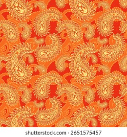 elegante paisley padrão para fundo papel de parede e tecido bonito paisley originado na pérsia e paisley é popular no Irã índia escócia este design paisley é bom para vestido xale cachecol rida