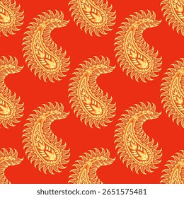 elegante paisley padrão para fundo papel de parede e tecido bonito paisley originado na pérsia e paisley é popular no Irã índia escócia este design paisley é bom para vestido xale cachecol rida