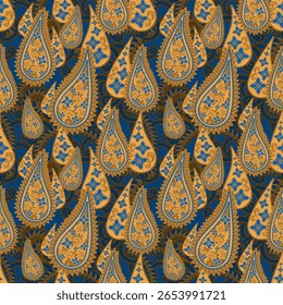 elegante paisley padrão para fundo papel de parede e tecido bonito paisley originado na pérsia e paisley é popular no Irã índia escócia este design paisley é bom para vestido xale cachecol rida