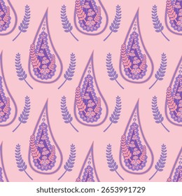 elegante paisley padrão para fundo papel de parede e tecido bonito paisley originado na pérsia e paisley é popular no Irã índia escócia este design paisley é bom para vestido xale cachecol rida