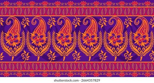 Elegante patrón de paisley para el fondo de Fondo de pantalla y textil hermoso paisley se originó en Persia y paisley es popular en Irán India Escocia este diseño de paisley es bueno para la bufanda de vestir rida