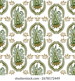 Elegante patrón de paisley para el fondo de Fondo de pantalla y textil hermoso paisley se originó en Persia y paisley es popular en Irán India Escocia este diseño de paisley es bueno para la bufanda de vestir rida