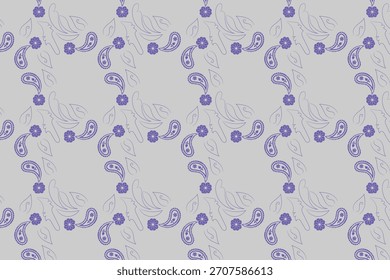Elegante Paisley-Muster mit verzierten Linien und gedämpften Luxustönen, die traditionellen Charme mit modernem Bio-Stil für Hochzeiten, kulturelle Veranstaltungen, festliche Dekoration mischen
