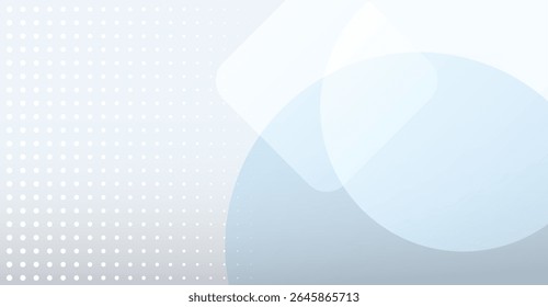 Elegante azul pálido fundo abstrato com formas geométricas e matriz de pontos, uma ilustração de vetor limpa e moderna perfeita para design digital e impacto visual sutil