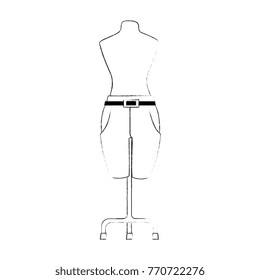 elegant pants for women in manikin