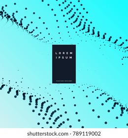elegant particles wavy background vector design