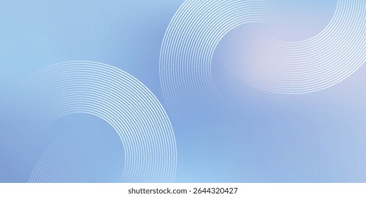 Elegant Pastel Abstract Background with Circular Waves