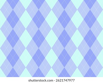Elegant pastel argyle pattern.  Perfect for backgrounds, textiles, or branding. This soft, geometric design evokes feelings of sophistication and calmness.