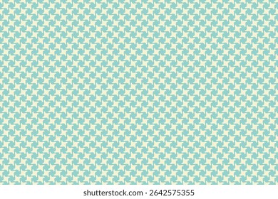 Elegant pastel blue and cream houndstooth pattern.  Perfect for textile design, website backgrounds, or crafting projects.  This subtle, repeating texture adds sophisticated style and visual interest.