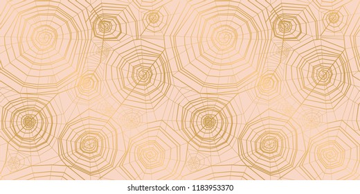 Elegant pastel color decorative spider web seamless pattern for glamorous Halloween design. Simple line net repeatable motif for wrapping paper, fabric, design
