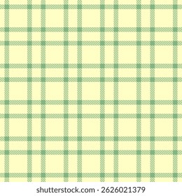 Elegant pastel green and yellow plaid pattern.  Perfect for textile design, websites, or backgrounds.  Subtle texture evokes a feeling of calm and freshness.