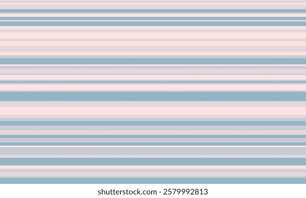 Elegant pastel horizontal stripes background.  Perfect for website banners, social media posts, textile designs, and more.  Soft, calming color palette creates a serene and sophisticated aesthetic.