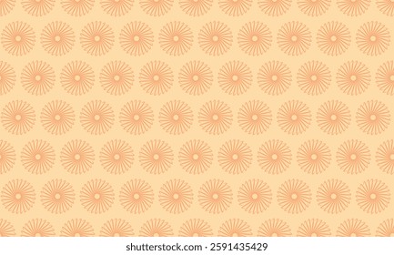 Elegant pastel peach floral pattern, perfect for backgrounds, textures, or website design.  Subtle and sophisticated, this repeating design evokes feelings of calmness and warmth.