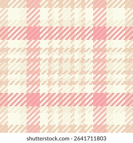 Elegant pastel pink and beige plaid pattern.  Perfect for textiles, fashion, websites, and stationery.  Subtle texture adds sophistication.  A versatile design for branding, scrapbooking, and more.