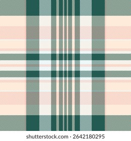 Elegant pastel pink and teal plaid pattern. Perfect for textile design, fashion, home decor, or as a background texture.