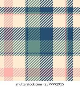 Elegant pastel plaid pattern featuring soft pink, sage green, and navy blue hues on a cream background. Perfect for textile design, fashion, home decor, and website backgrounds.