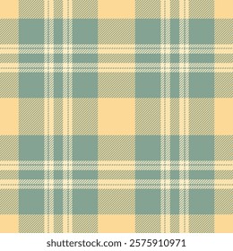 Elegant pastel plaid pattern in muted sage green and pale yellow. Perfect for textile design, website backgrounds, or stationery.  Subtle texture adds visual interest.