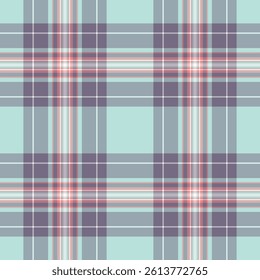 Elegant pastel plaid pattern, perfect for textile design, fashion, or website backgrounds.  Subtle color palette evokes feelings of calmness and sophistication.