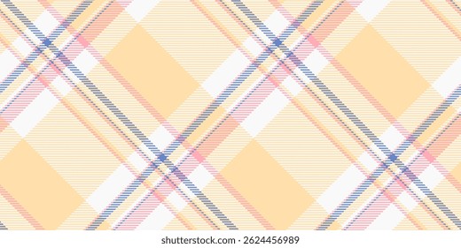 Elegant pastel plaid pattern, perfect for textile design, website backgrounds, or fashion projects.  This soft, diagonal design evokes feelings of warmth and spring.