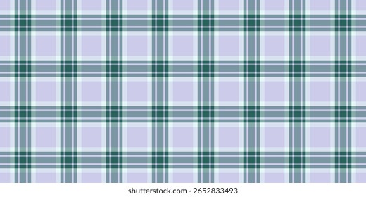 Elegant pastel plaid pattern, perfect for textile design, website backgrounds, or stationery.  Subtle lavender and teal hues create a calming, sophisticated aesthetic.