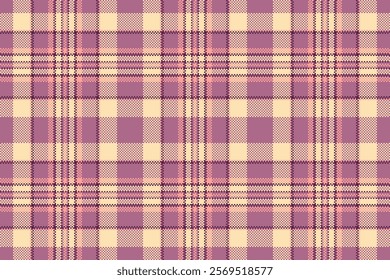 Elegant pastel plaid pattern. Soft purple and cream tones create a delicate texture perfect for fashion, home decor, and website backgrounds.  Versatile design for various applications.