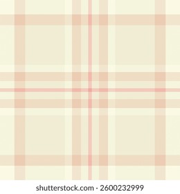 Elegant pastel plaid pattern. Soft beige and blush pink hues create a delicate, calming design. Perfect for textiles, website backgrounds, or stationery.
