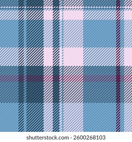 Elegant pastel plaid pattern in soft blues and pinks.  Ideal for textile design, fashion, websites, and branding projects.