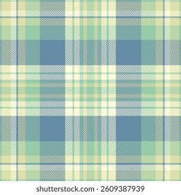 Elegant pastel plaid pattern in soft blue, green, and cream tones. Ideal for textile design, fashion, home décor, or website backgrounds.