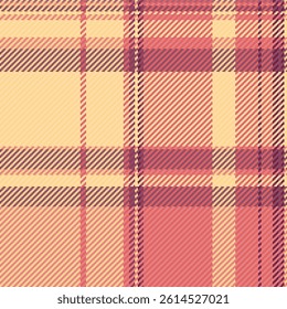 Elegant pastel plaid pattern. Soft peach and rose tones create a gentle, sophisticated texture ideal for textile designs, apparel, or website backgrounds.