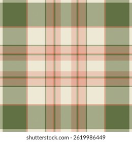 Elegante pastel xadrez padrão em rosas macias, verdes, e cremes. Ideal para projetos têxteis, fundos de sites ou projetos de scrapbooking.