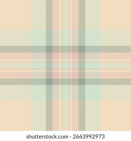 Elegante estampado de cuadros en tonos pastel en melocotón suave, verde menta y gris. Perfecto para el diseño textil, la moda, la papelería o los fondos de Sitio web.  La textura sutil agrega interés visual.