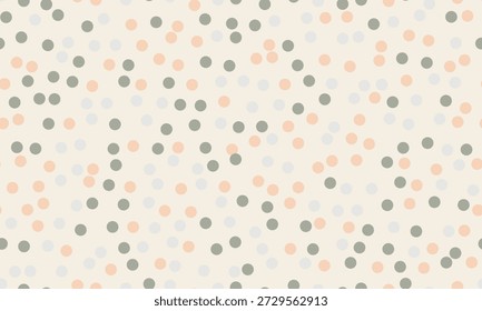 Elegante pastel polka padrão de pontos.  Perfeito para fundos do site, designs têxteis, ou marca divertida. Este design sutil mas alegre evoca sentimentos de alegria e serenidade.