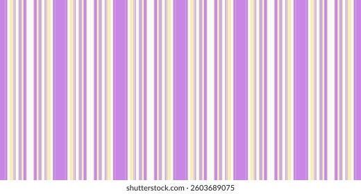 Elegant pastel purple, beige, and white vertical stripes.  Perfect for backgrounds, websites, textiles, and packaging design.  This soft, repeating pattern evokes feelings of calm and sophistication.