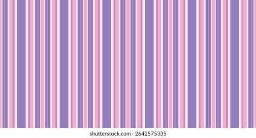 Elegant pastel purple and pink vertical stripes create a seamless pattern perfect for backgrounds, textiles, or website design.
