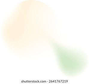 Elegant pastel swirl design element