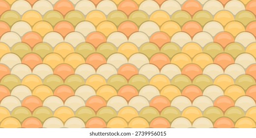 Elegant pasteltoned fish scale pattern.  Perfect for website backgrounds, textile designs, or decorative projects.  Evokes a sense of calm and sophistication.