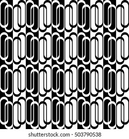 Elegant pattern with alternate white and black geometric shapes