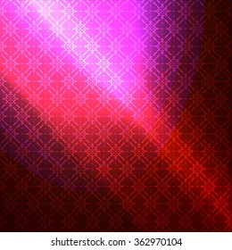 elegant pattern background with light red vector