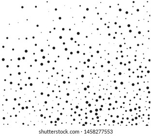 Elegant Pattern Black Polka Dots Small Stock Vector (Royalty Free ...